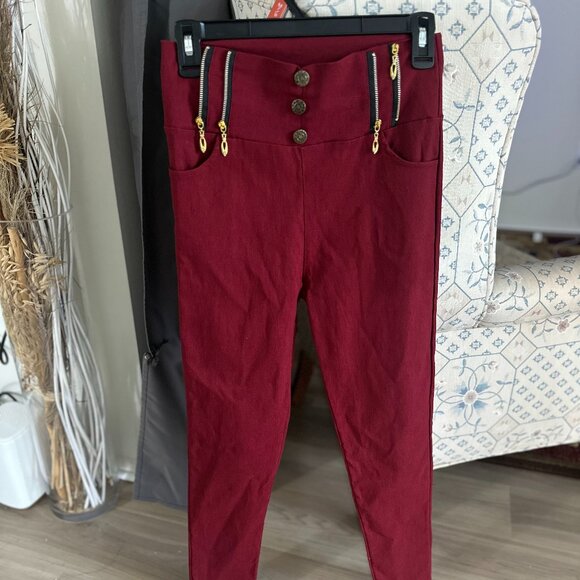 Champaign Red TRENDY, STYLISH, Girls/Young Adult Comfortable Pants! - Picture 3 of 4